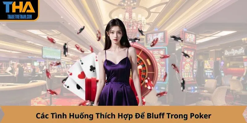 Các Tình Huống Thích Hợp Để Bluff Trong Poker